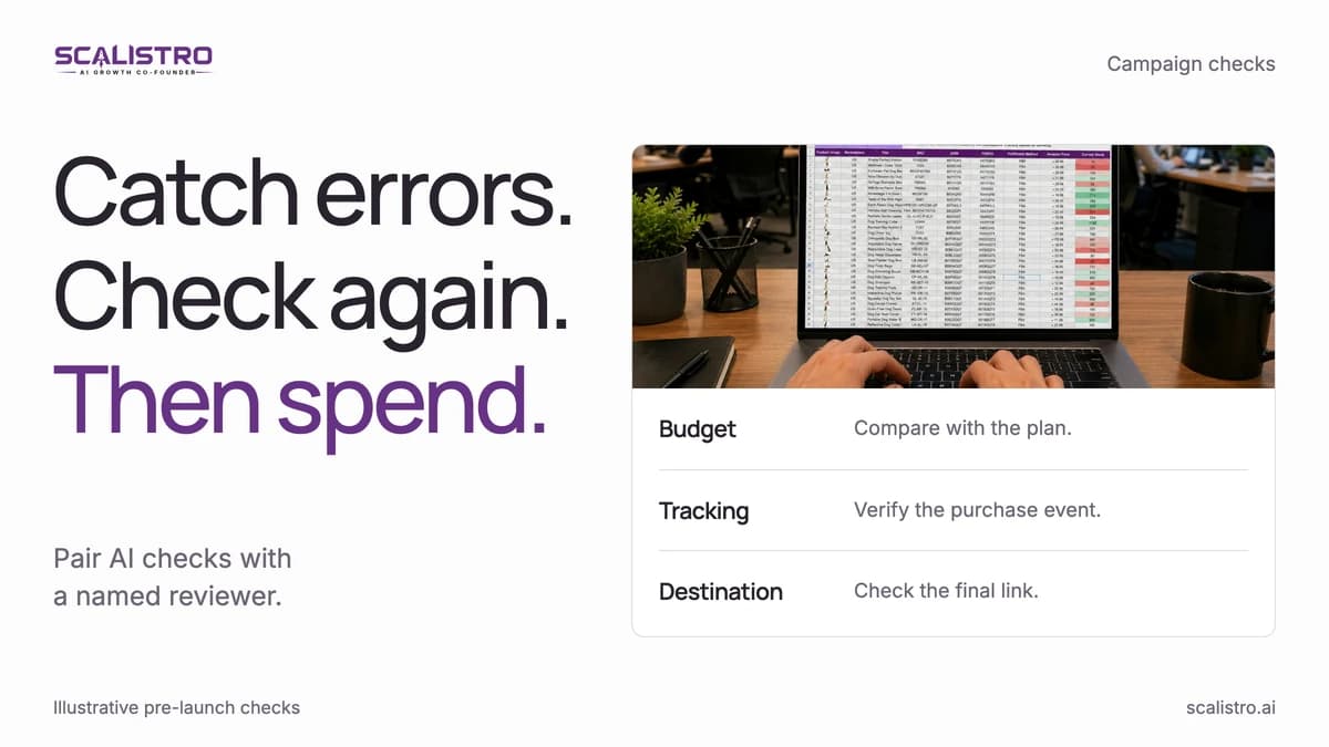 AI Ad Campaign Checks: Catch Mistakes Before They Cost You