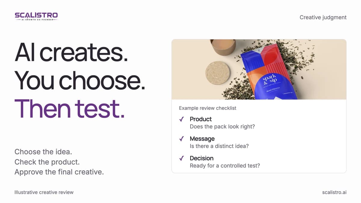 Why D2C Ad Creative Needs AI Speed and Human Taste